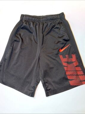 Nike Black Athletic Shorts Dri-Fit Boy's Size Medium